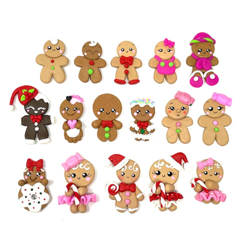 Handmade Clay Doll - Gingerbread