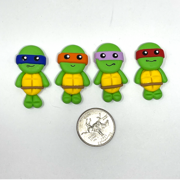 Handmade Clay Doll - Ninja turtle