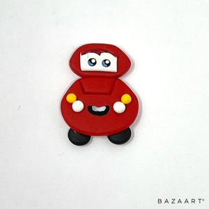 Handmade Clay Doll - cars