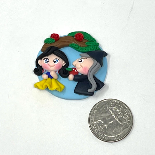 Handmade Clay Doll - Snow White Cameo