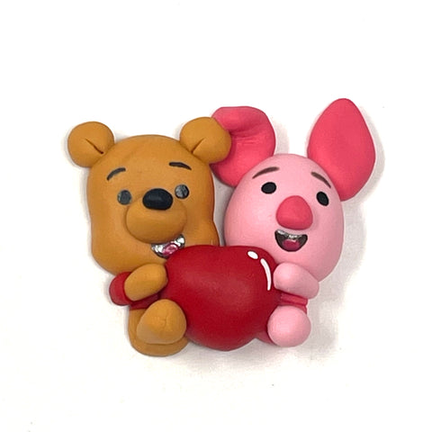 Ella Clay Doll - Winnie the Pooh Valentines