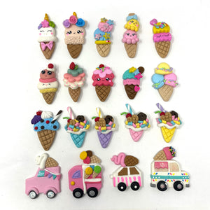 Handmade Clay Doll - Ice cream