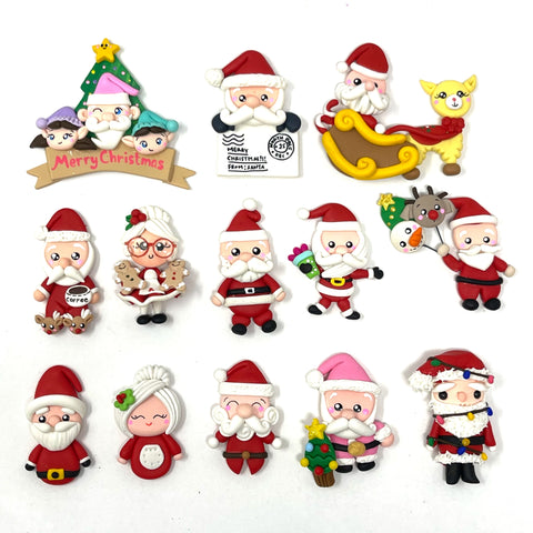 Handmade Clay Doll - Santa