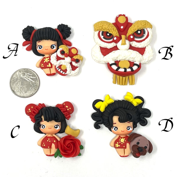 Handmade Clay Doll - Chinese New Year