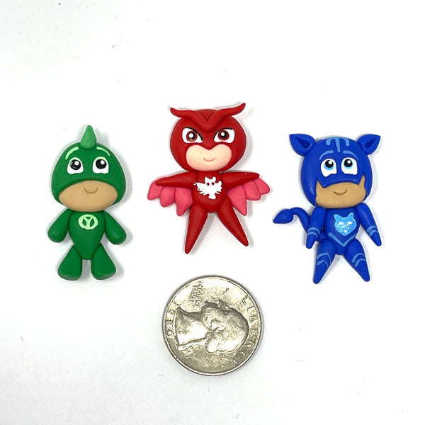 Handmade Clay Doll - PJ Masks