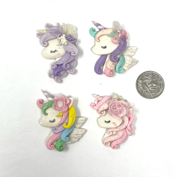 Handmade clay doll - Unicorns