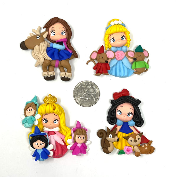 Handmade Clay Doll - Deluxe Disney Princess