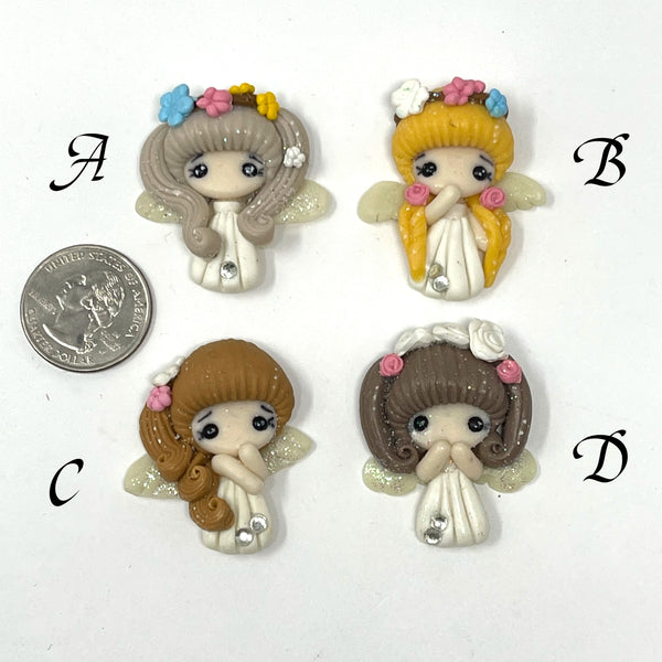 Handmade Clay Doll - Angels