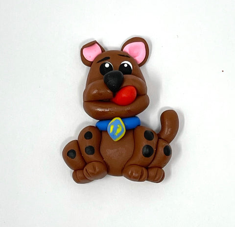 Handmade clay doll - Scooby Doo