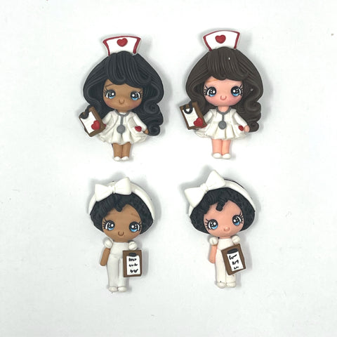 Handmade Clay Doll - Medical girls