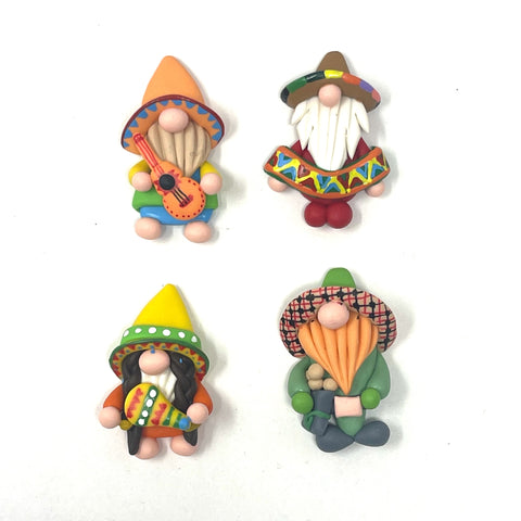 Handmade Clay Doll - Gnomes