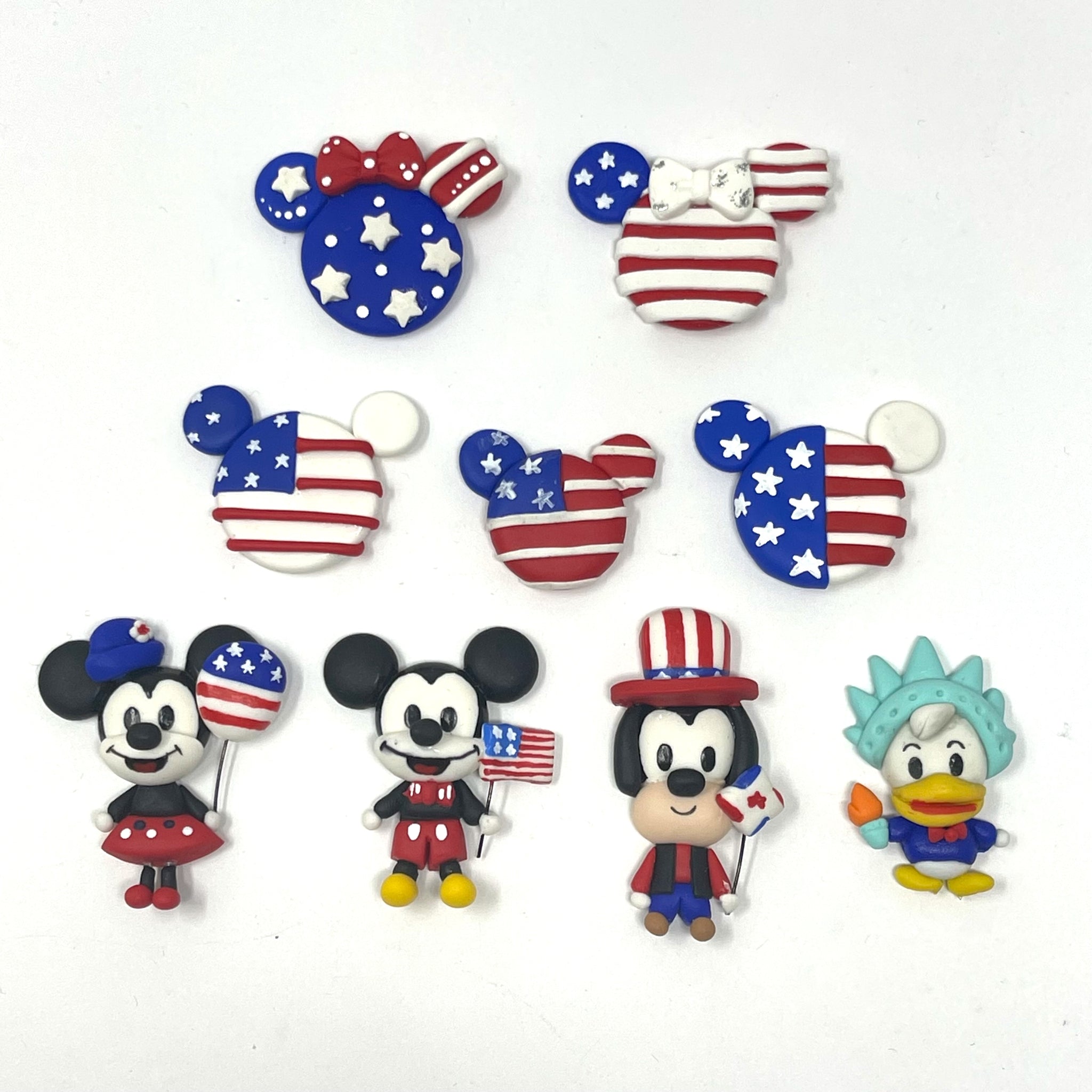 Handmade Clay  - Patriotic