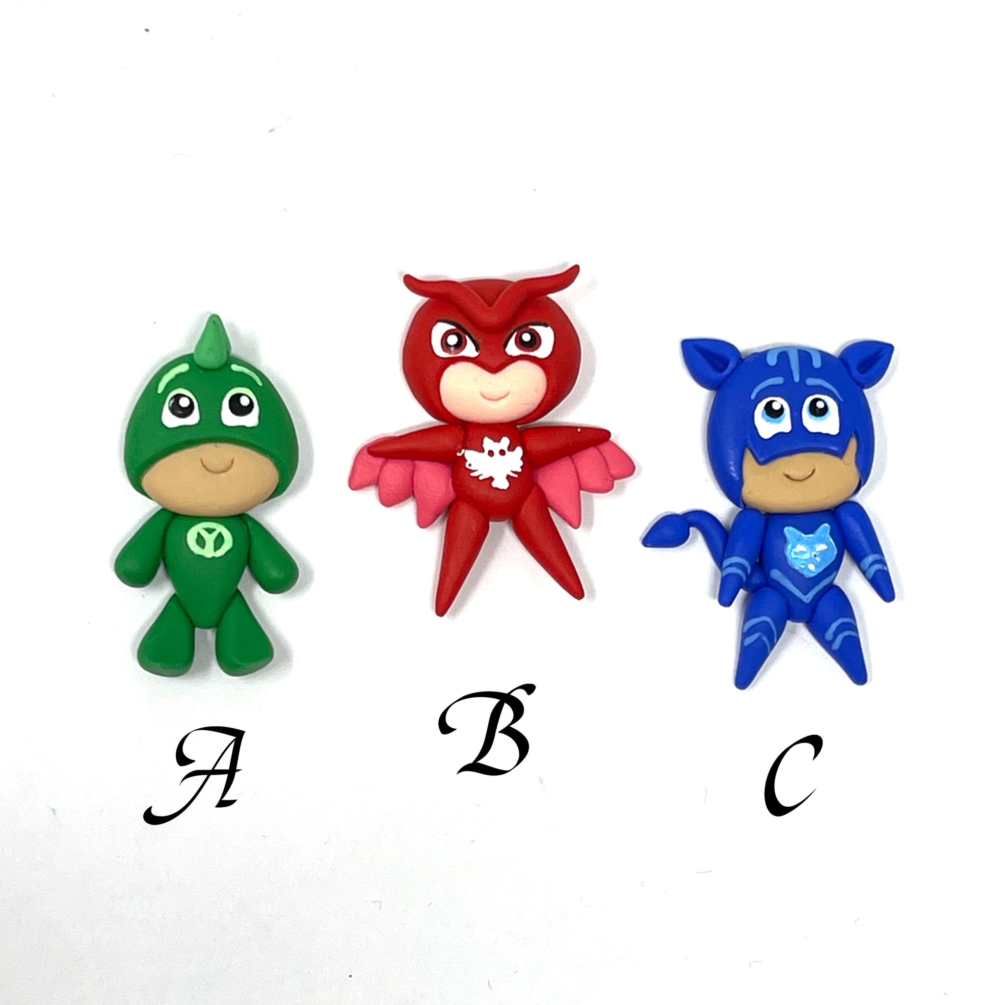 Handmade Clay Doll - PJ Masks