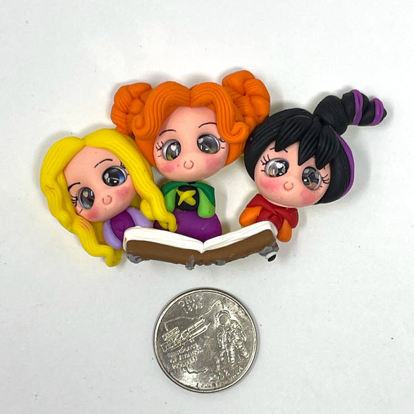 Handmade Clay Doll - Hocus-pocus