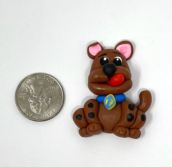 Handmade clay doll - Scooby Doo