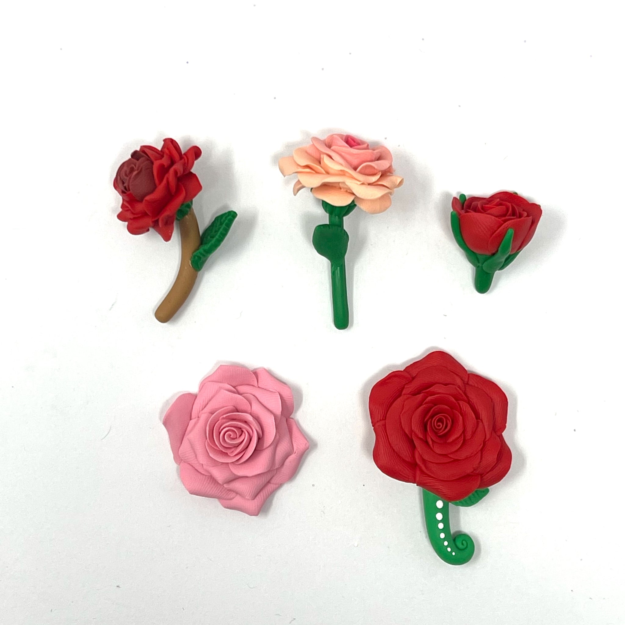 Copy of Handmade Clay Doll - Roses