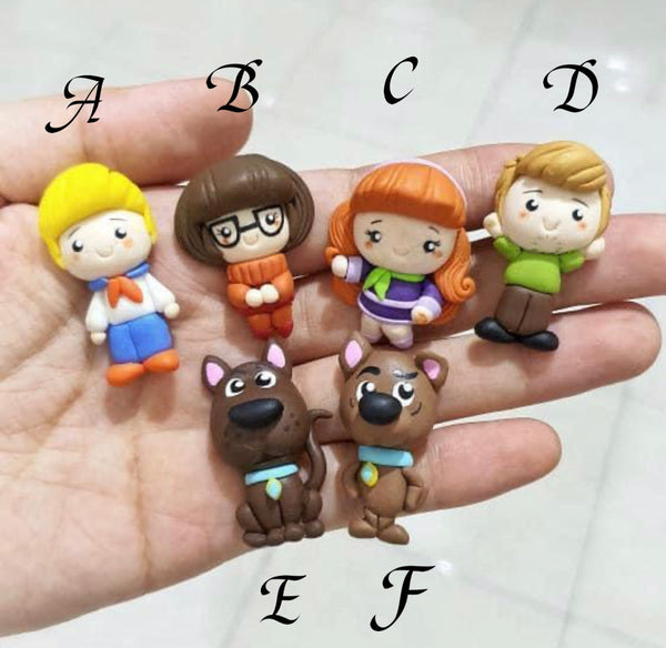 Handmade Clay Doll - Scooby Doo