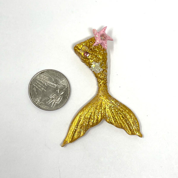 Handmade Clay Doll - Mermaid tail