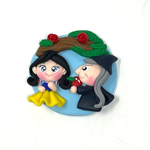 Handmade Clay Doll - Snow White Cameo