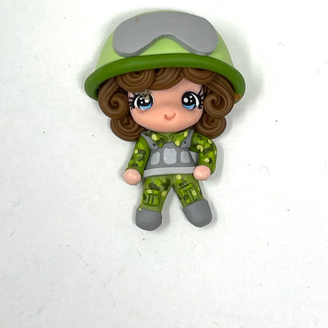 Handmade Clay Doll - Soldier