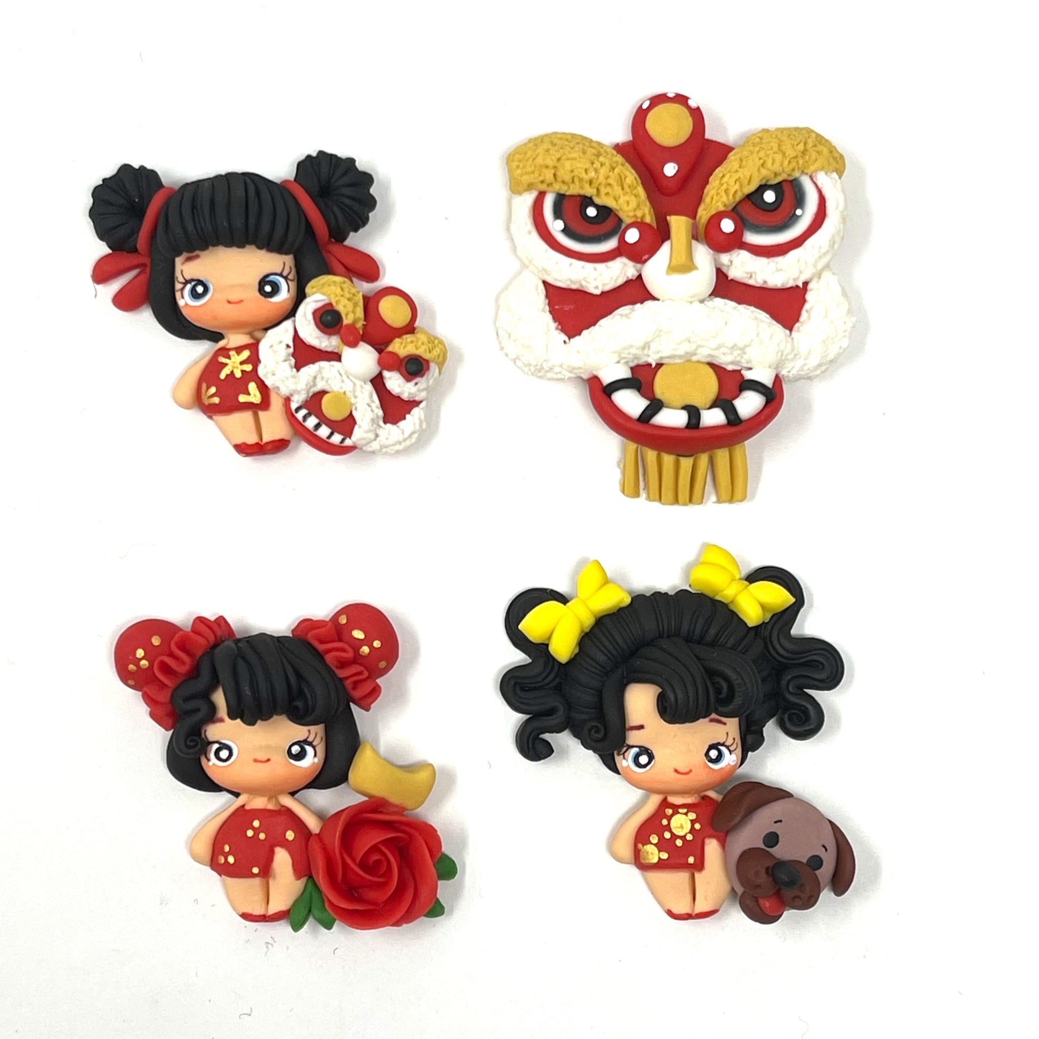 Handmade Clay Doll - Chinese New Year