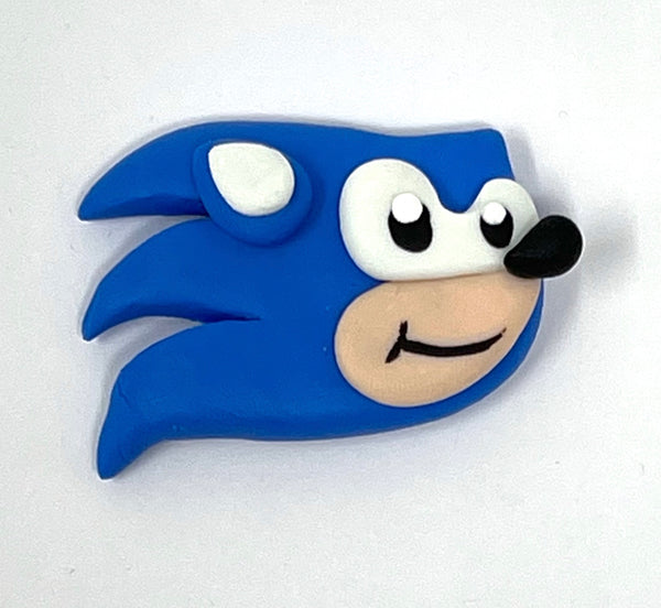 Handmade clay doll - Sonic