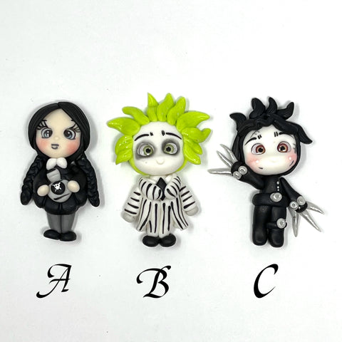 Handmade Clay Doll - Halloween Figures