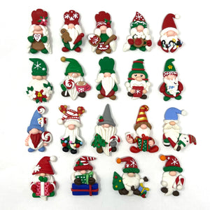 Handmade Clay Doll - Holiday Christmas Gnomes