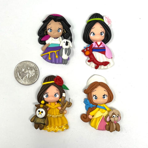 Handmade Clay Doll - Deluxe Disney Princess