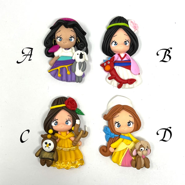 Handmade Clay Doll - Deluxe Disney Princess