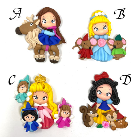 Handmade Clay Doll - Deluxe Disney Princess