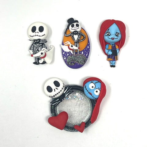 Handmade Clay Doll - Jack and Sally