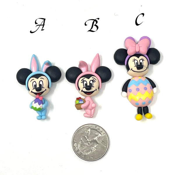 Ella Clay Doll - Easter Mickey and Minnie